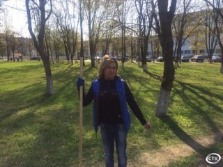 Районный субботник в парке Четырех стихий