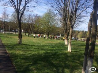 Районный субботник в парке Четырех стихий