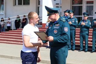 Солигорские студенты шагают в безопасное будущее!