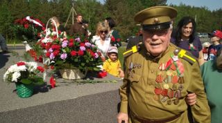 Фотоотчет: празднование Дня Победы в Солигорске