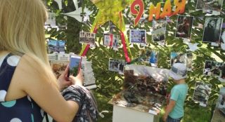 Фотоотчет: празднование Дня Победы в Солигорске