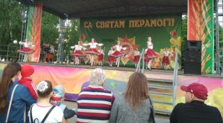Фотоотчет: празднование Дня Победы в Солигорске