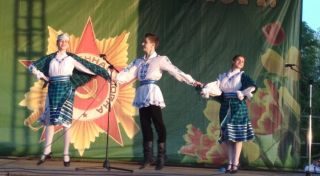 Фотоотчет: празднование Дня Победы в Солигорске
