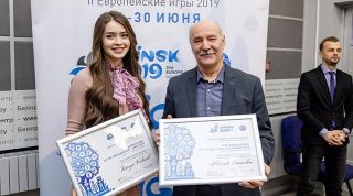 Мисс Беларусь и олимпийский чемпион по фехтованию стали звездными послами II Европейских игр