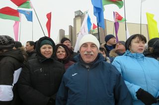 Команда Президента Беларуси победила в эстафете на "Минской лыжне"