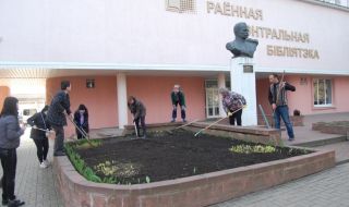 Фоторепортаж: субботник в Солигорском районе