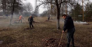Фоторепортаж: субботник в Солигорском районе