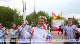 Эстафета огня II Европейских игр прибыла в Беларусь