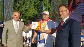 Огонь II Европейских игр в Солигорском районе(фоторепортаж)