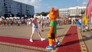 Огонь II Европейских игр в Солигорском районе(фоторепортаж)
