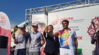 Огонь II Европейских игр в Солигорском районе(фоторепортаж)