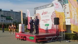 Огонь II Европейских игр в Солигорском районе(фоторепортаж)