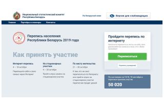 Белстат показал, как пройти интернет-перепись