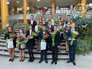 Торжественная церемония вручения паспортов молодым гражданам Республики Беларусь в рамках всебелорусской акции «Мы - граждане Беларуси»