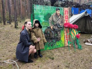 По местам боевой славы и "Красная гвоздика"