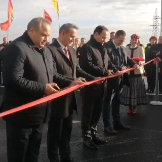 Состоялось торжественное открытие участка автодороги Р23 Минск — Микашевичи