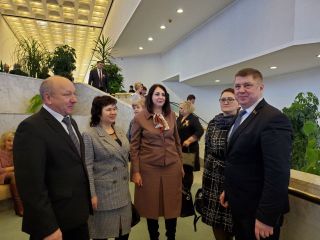 Делегация Солигорского района принимает участие в Послании Президента Республики Беларусь в Минске