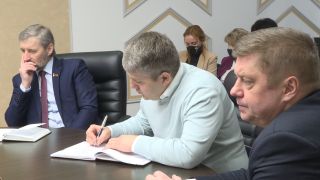 Сегодня в Солигорском райисполкоме прошла рабочая встреча главы района Андрея Жайловича с депутатским корпусом