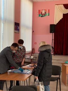 Сегодня некоторым категориям граждан оказывают помощь в голосовании работники социальной службы