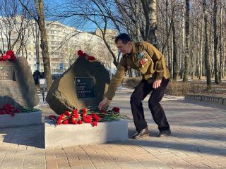 Районный митинг ко Дню памяти воинов-интернационалистов прошёл на мемориальном комплексе "Черный тюльпан"