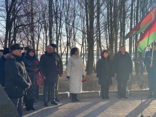 Районный митинг ко Дню памяти воинов-интернационалистов прошёл на мемориальном комплексе "Черный тюльпан"