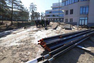 Детский многопрофильный корпус достраивают в Борисовской ЦРБ. Когда объект примет первых пациентов