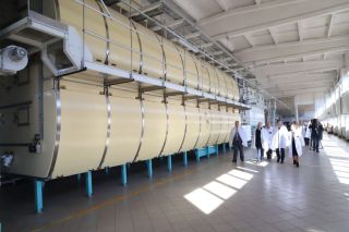 «Дефицита продуктов не будет». Александр Турчин посетил производство «третьего хлеба» в Борисове