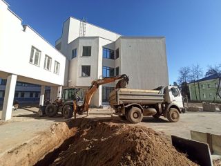 Детский многопрофильный корпус достраивают в Борисовской ЦРБ. Когда объект примет первых пациентов
