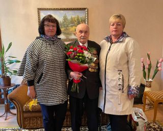 В преддверии Дня Победы в Солигорском районе проходят мероприятия с ветеранами ВОВ