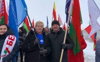 Автопробег «Патриоты Беларуси» встречают в Солигорском районе