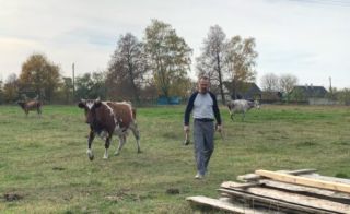 Вяскоуцы: Анна и Виталий Дасюкевичи. д.Октябрь