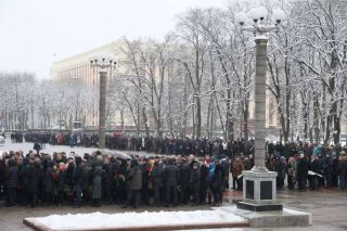 В Минске проходит прощание с Владимиром Макеем