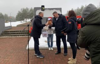 Автопробег «Патриоты Беларуси» встречают в Солигорском районе