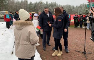 Автопробег «Патриоты Беларуси» встречают в Солигорском районе