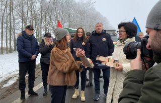 Автопробег «Патриоты Беларуси» встречают в Солигорском районе