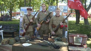 Солигорск празднует 9 мая! В Парке «Четырех стихий» многолюдно