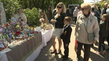 Солигорск празднует 9 мая! В Парке «Четырех стихий» многолюдно