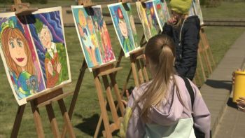 Солигорск празднует 9 мая! В Парке «Четырех стихий» многолюдно