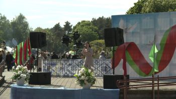 Солигорск празднует 9 мая! В Парке «Четырех стихий» многолюдно