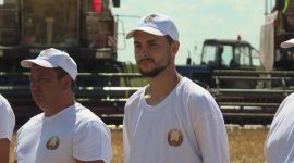 Народный обряд и чествование хлеборобов. На Солигорщине прошли «Зажинки», которые дали старт жатве