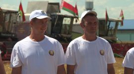 Народный обряд и чествование хлеборобов. На Солигорщине прошли «Зажинки», которые дали старт жатве