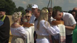 Народный обряд и чествование хлеборобов. На Солигорщине прошли «Зажинки», которые дали старт жатве