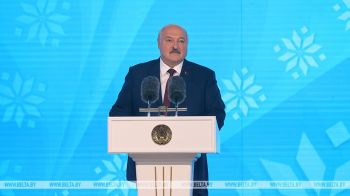 Президент на открытии XXXIII Международного фестиваля искусств "Славянский базар в Витебске"