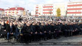 Торжественная церемония чествования аграриев на фестивале-ярмарке "Дажынкі-2024" в Мостах