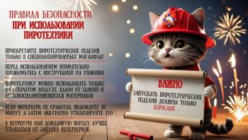 Правила использования пиротехники