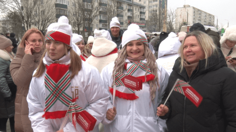 Акция "Я желаю в Новый год..." прошла в Солигорске
