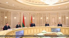 Встреча с губернатором Свердловской области России Евгением Куйвашевым