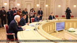 Встреча с губернатором Свердловской области России Евгением Куйвашевым