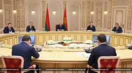 Встреча с губернатором Свердловской области России Евгением Куйвашевым