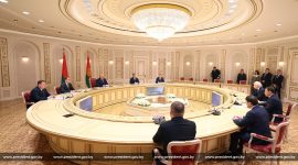 Встреча с губернатором Свердловской области России Евгением Куйвашевым